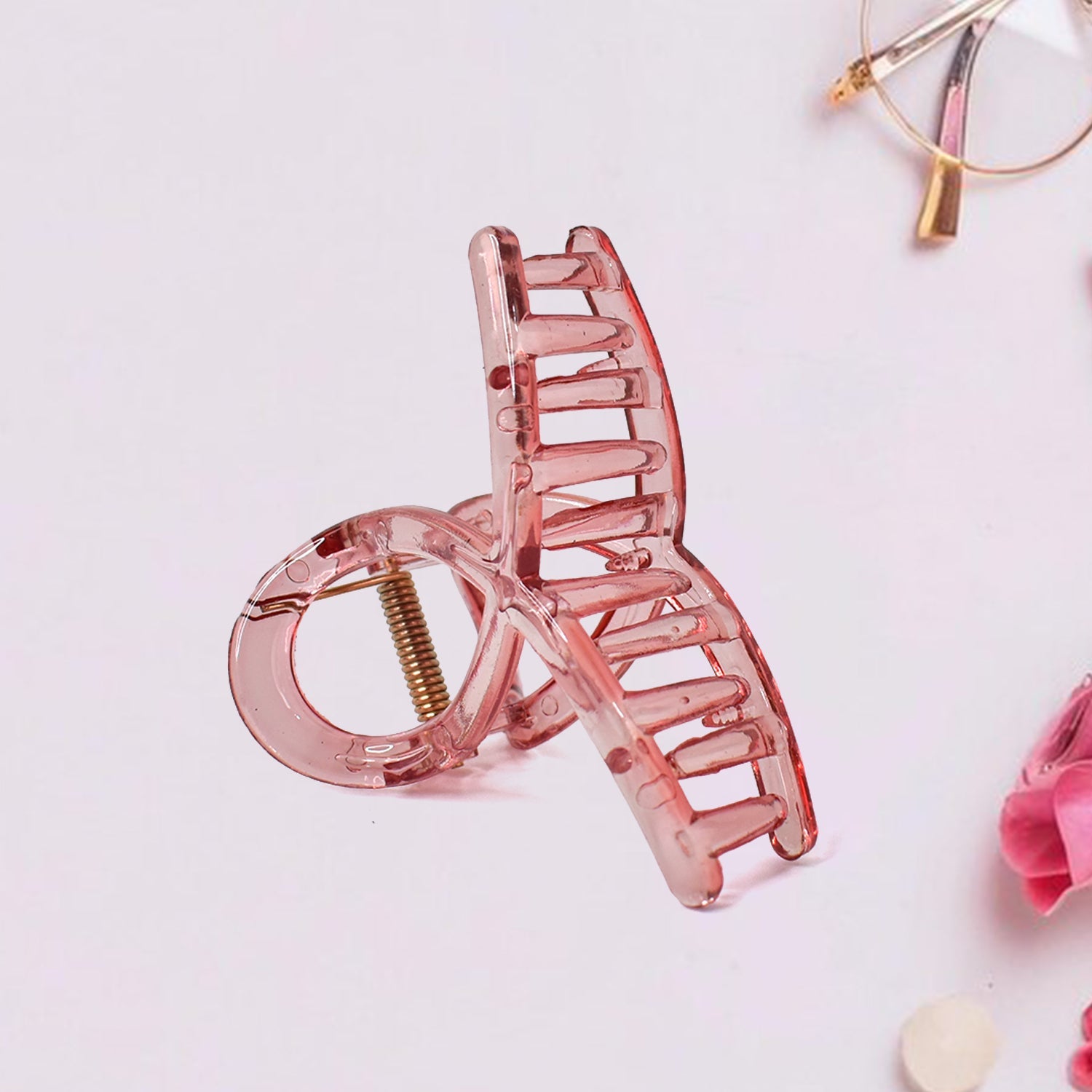 Plastic Hair Clamp Grip, Simple Matte Hair Barrette Clamp (1 Pc) Plastic Hair Clamp Grip, Simple Matte Hair Barrette Clamp (1 Pc)